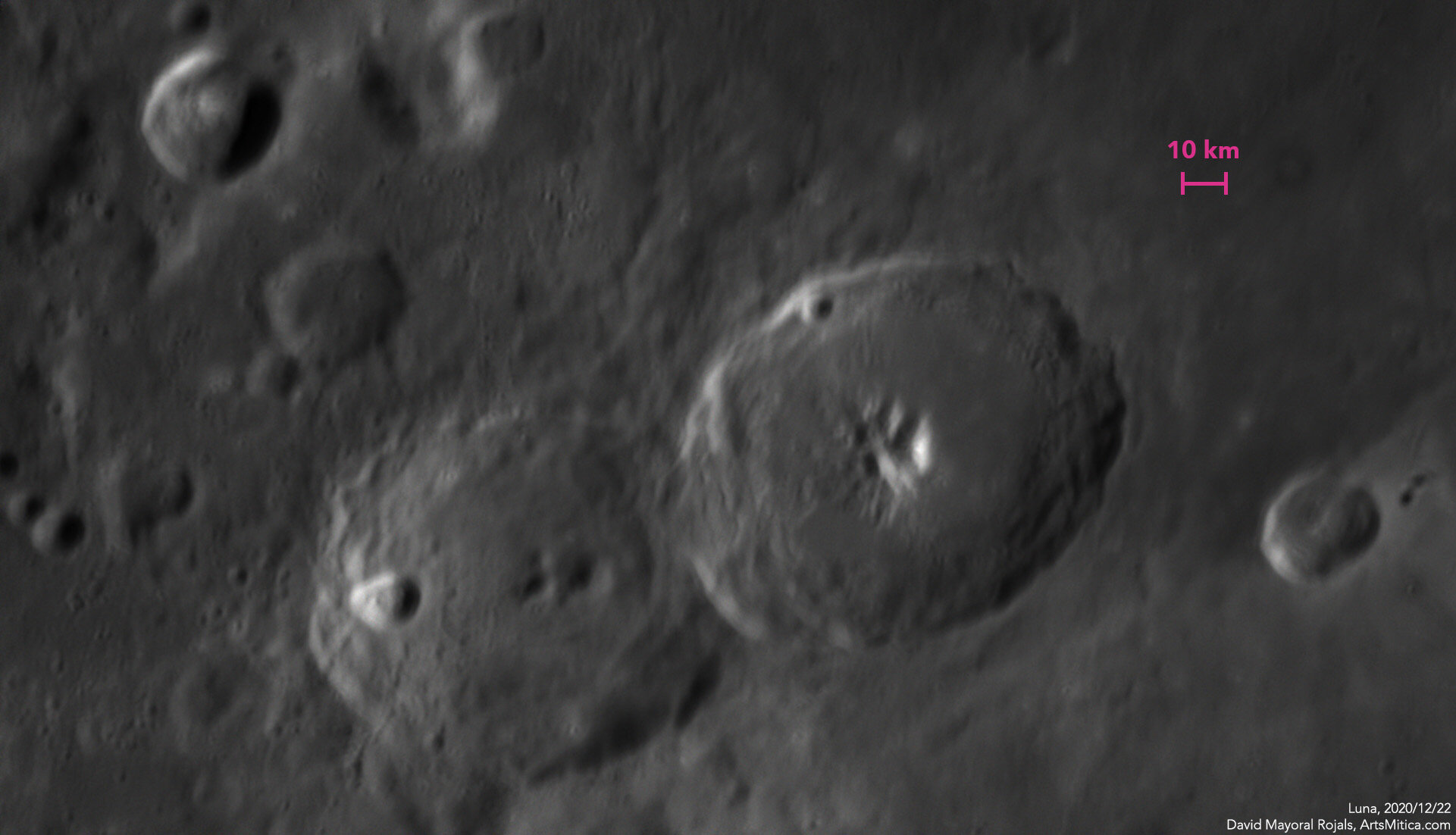 Zooming into the Moon