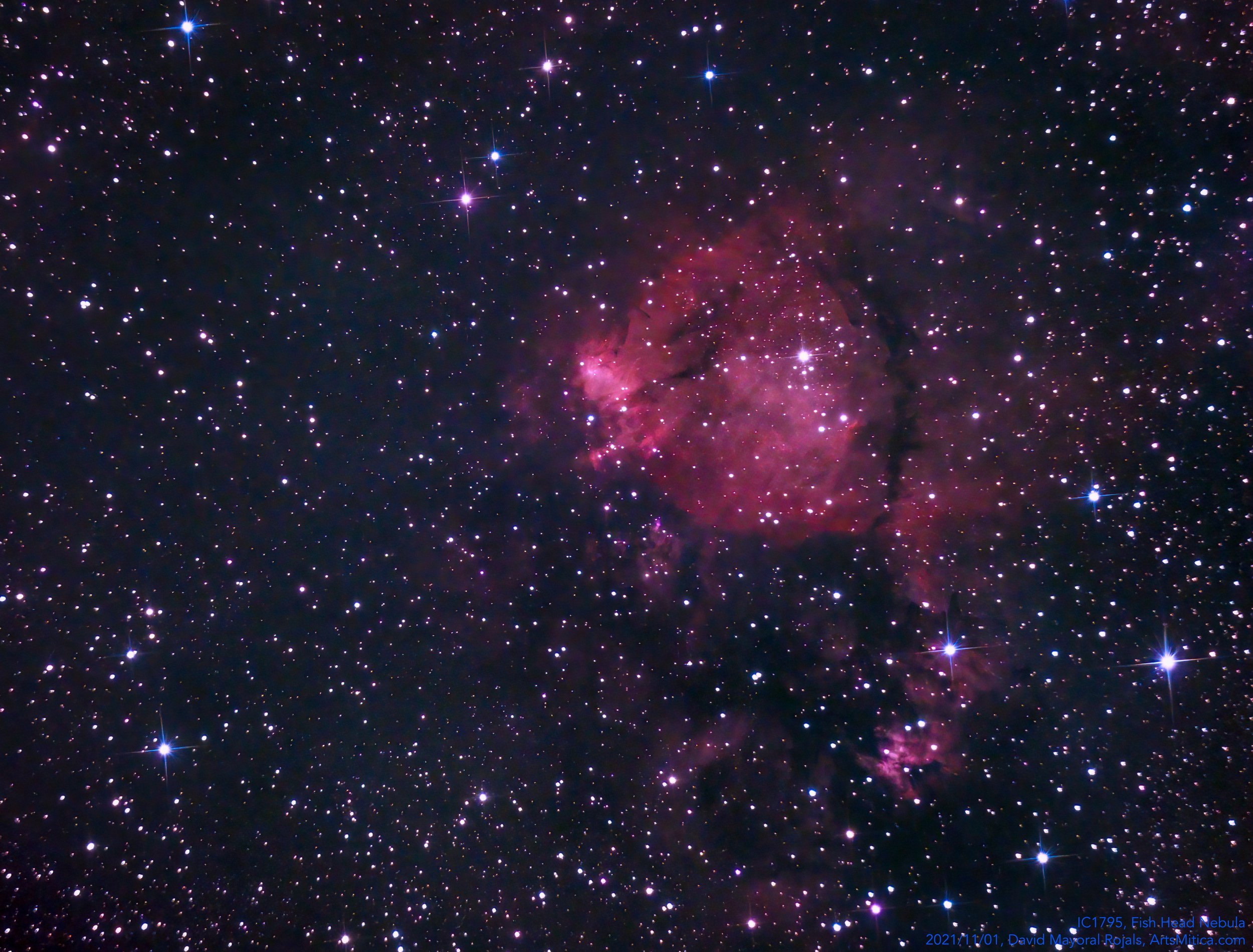 IC1795 Fish Head Nebula