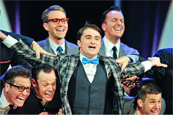 Daniel Radcliffe and the cast of How to Succeed in Business Wiithout Really Trying