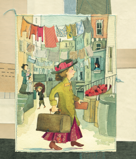 From Brave Girl by Michell Markel, illus. by Melissa Sweet