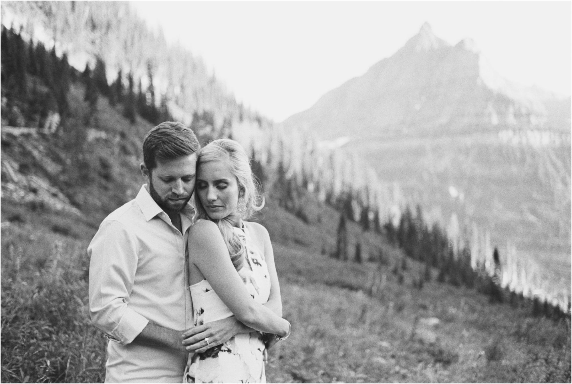 Engagement in Glacier National Park, Jeremiah & Rachel Montana Wedding Photographers 