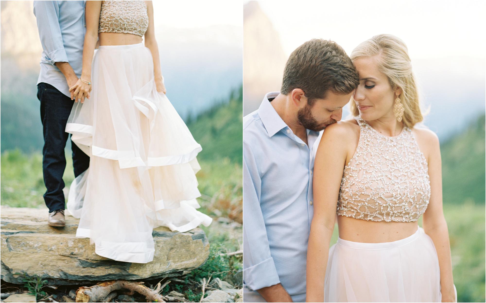 Engagement in Glacier National Park, Jeremiah & Rachel Montana Wedding Photographers 