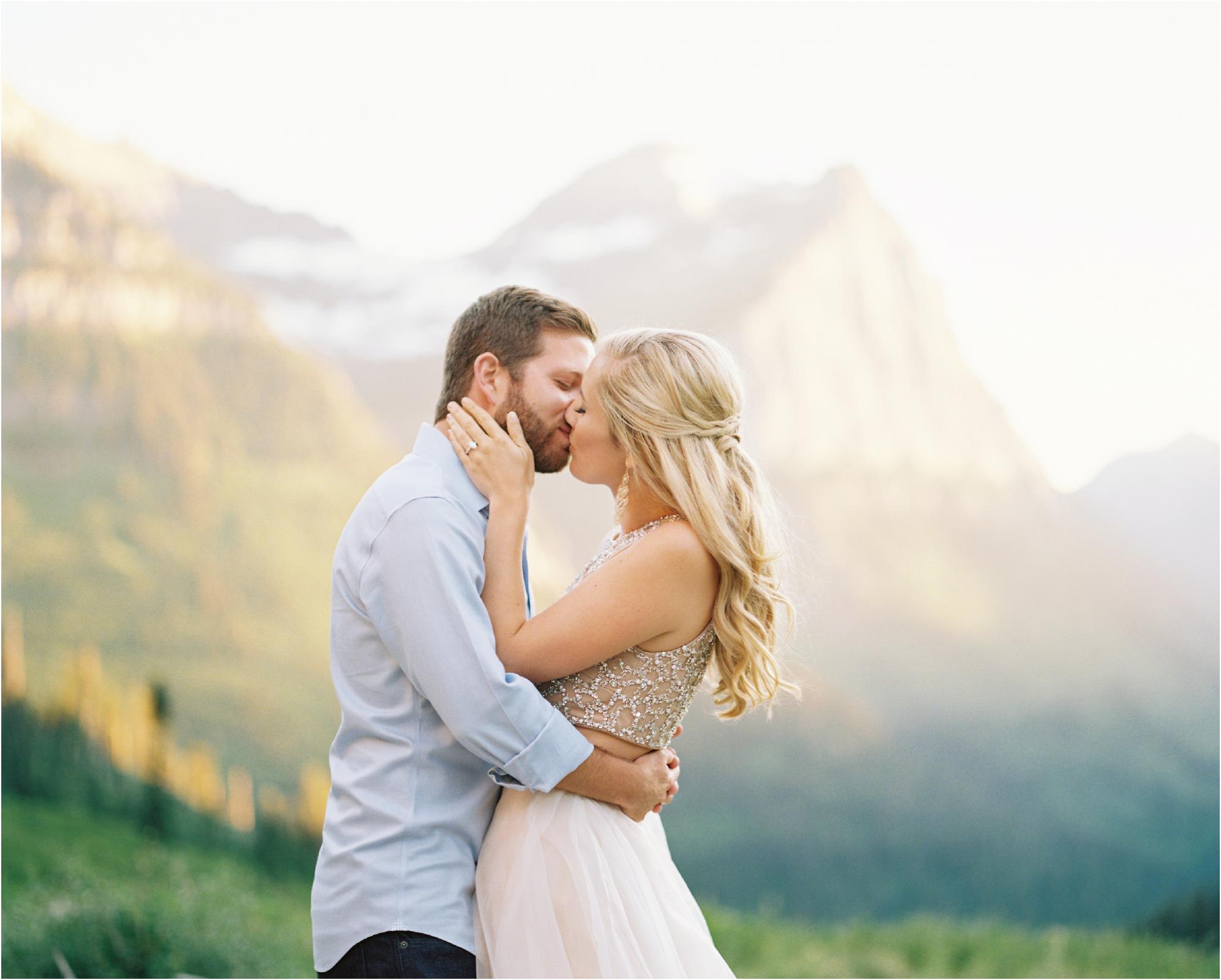 Engagement in Glacier National Park, Jeremiah & Rachel Montana Wedding Photographers 