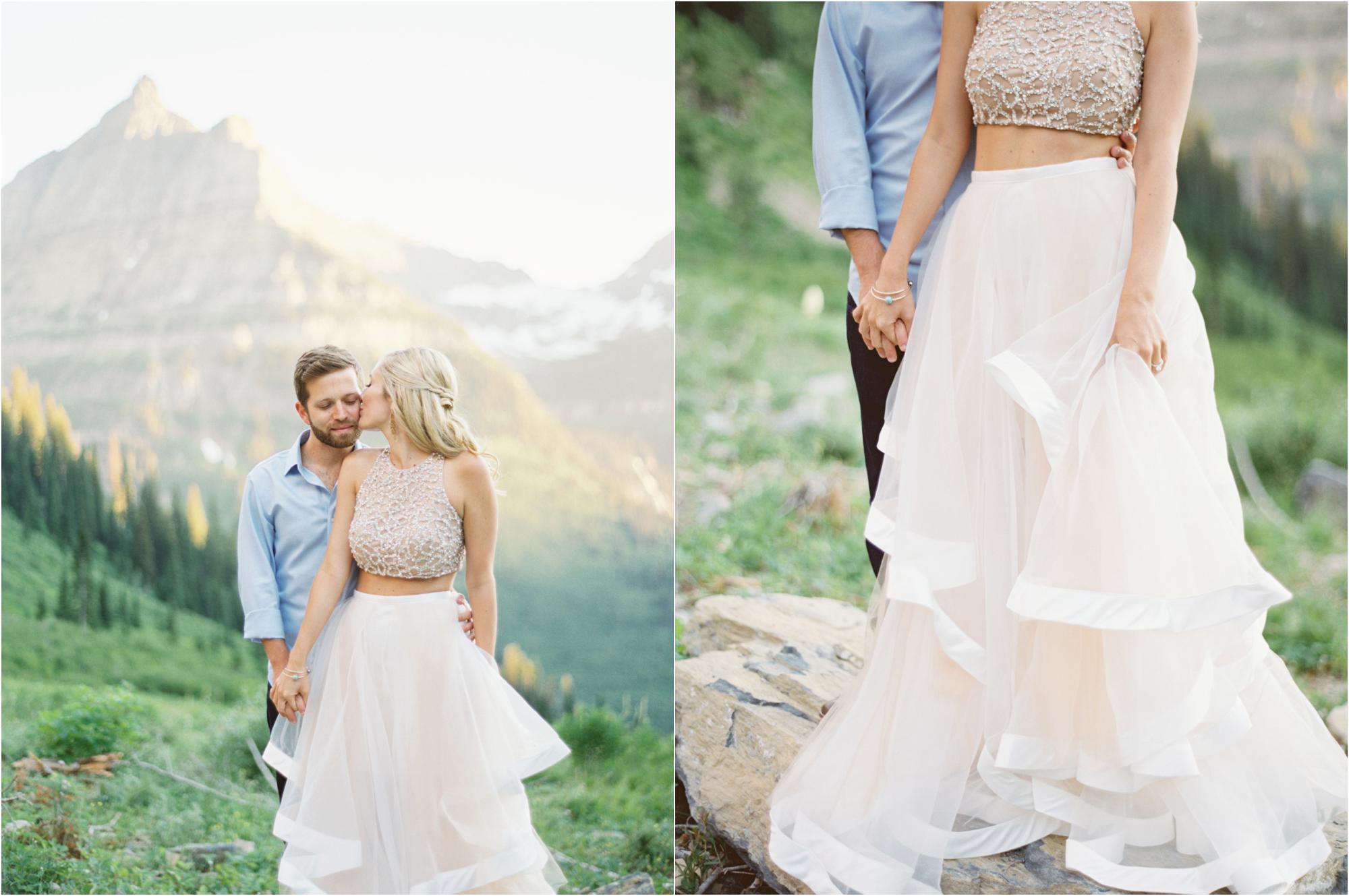 Engagement in Glacier National Park, Jeremiah & Rachel Montana Wedding Photographers 