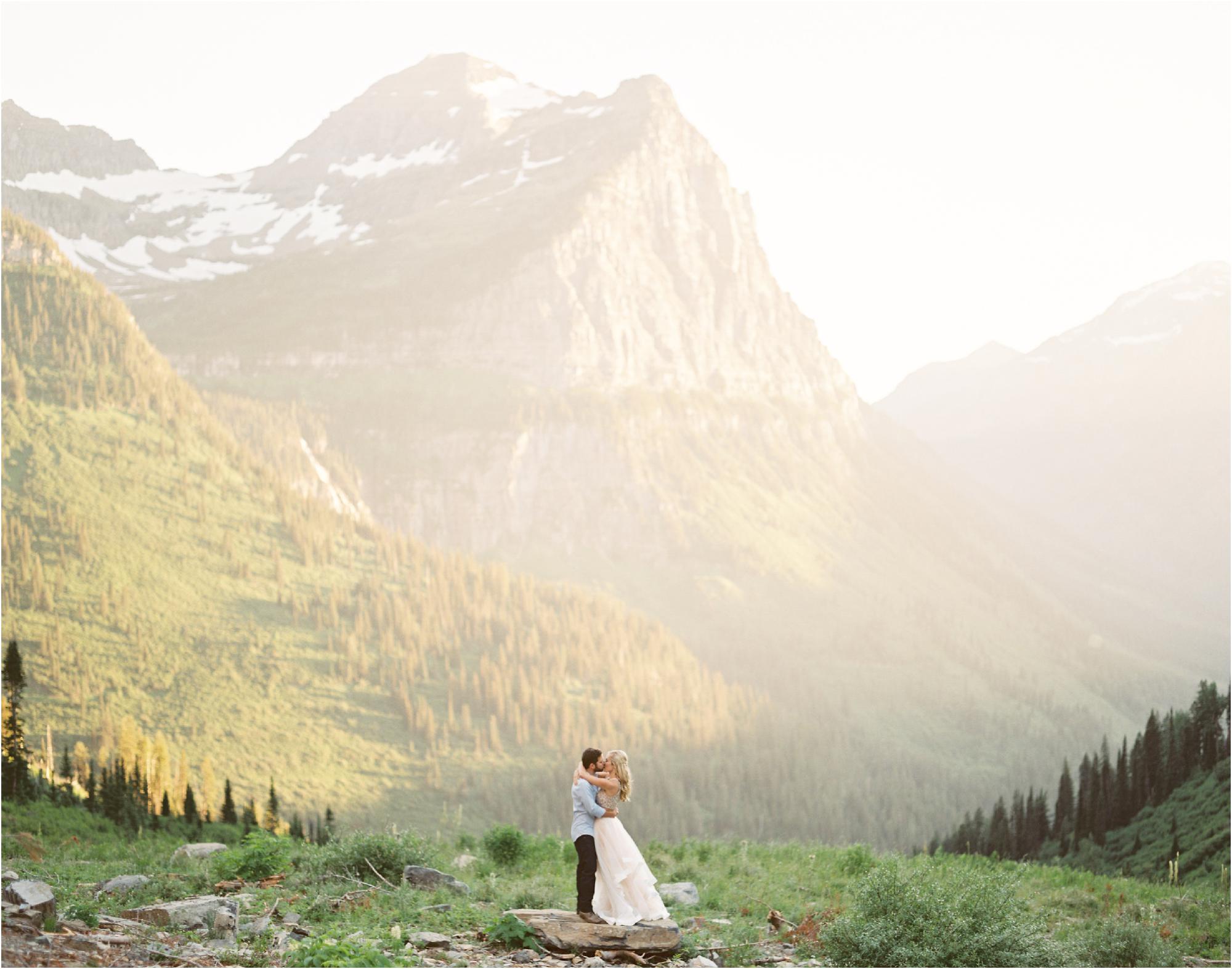 Engagement in Glacier National Park, Jeremiah & Rachel Montana Wedding Photographers 