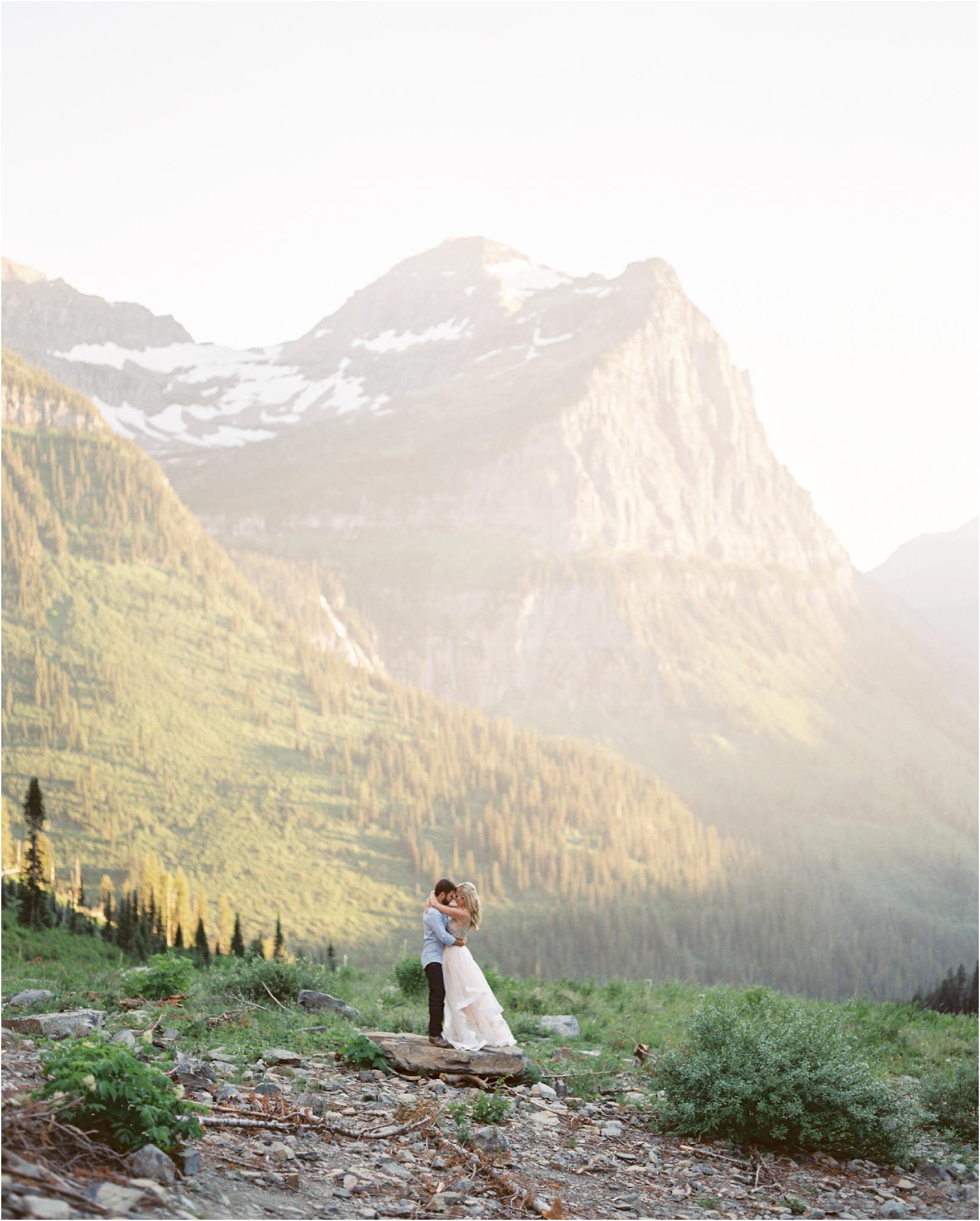 Engagement in Glacier National Park, Jeremiah & Rachel Montana Wedding Photographers 