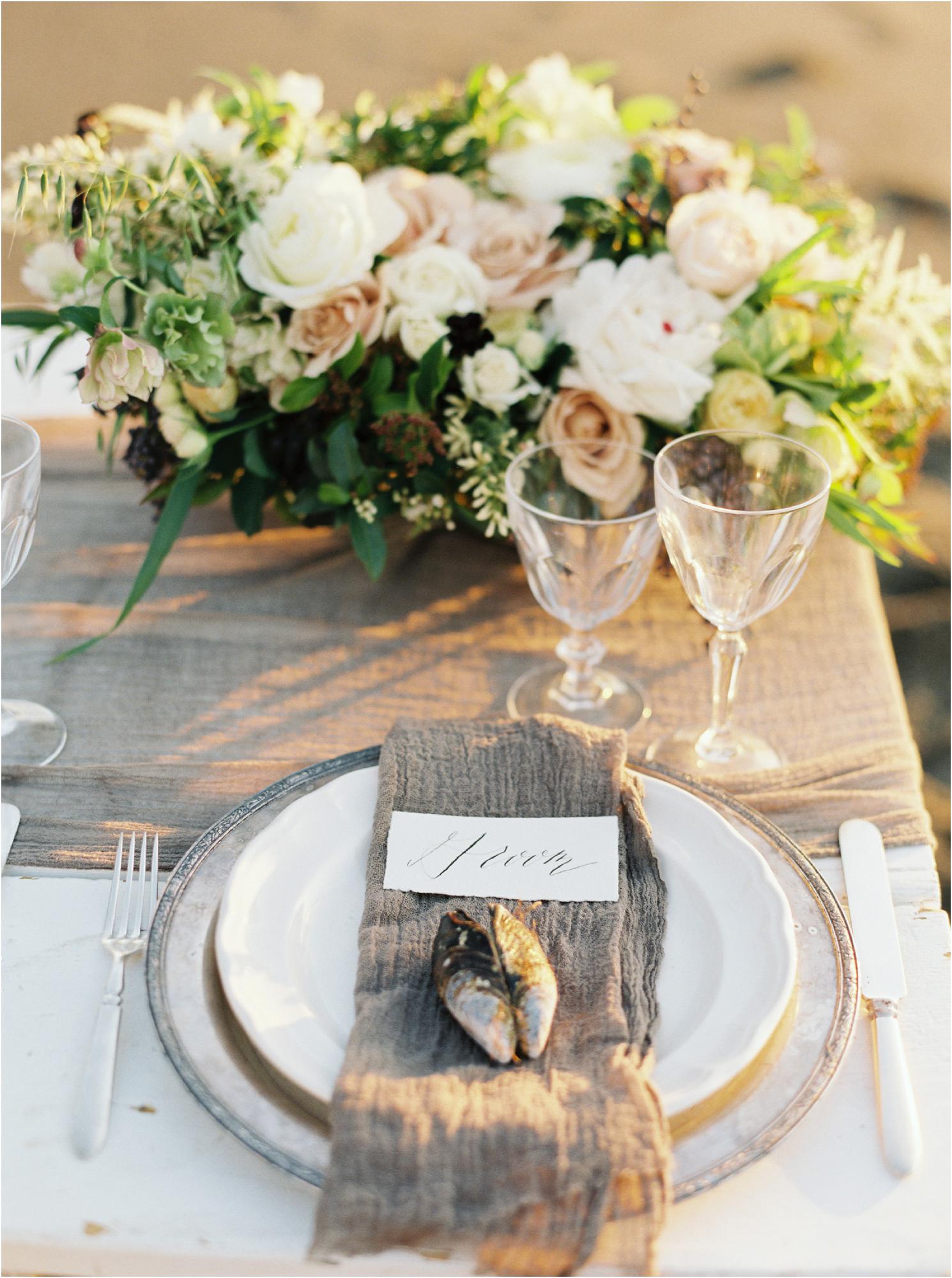 Seaside Bridal Session in Sonoma, California.   Dress: Claire Petibone https://clairepettibone.com/  Design & Florals: Thistle & Honey