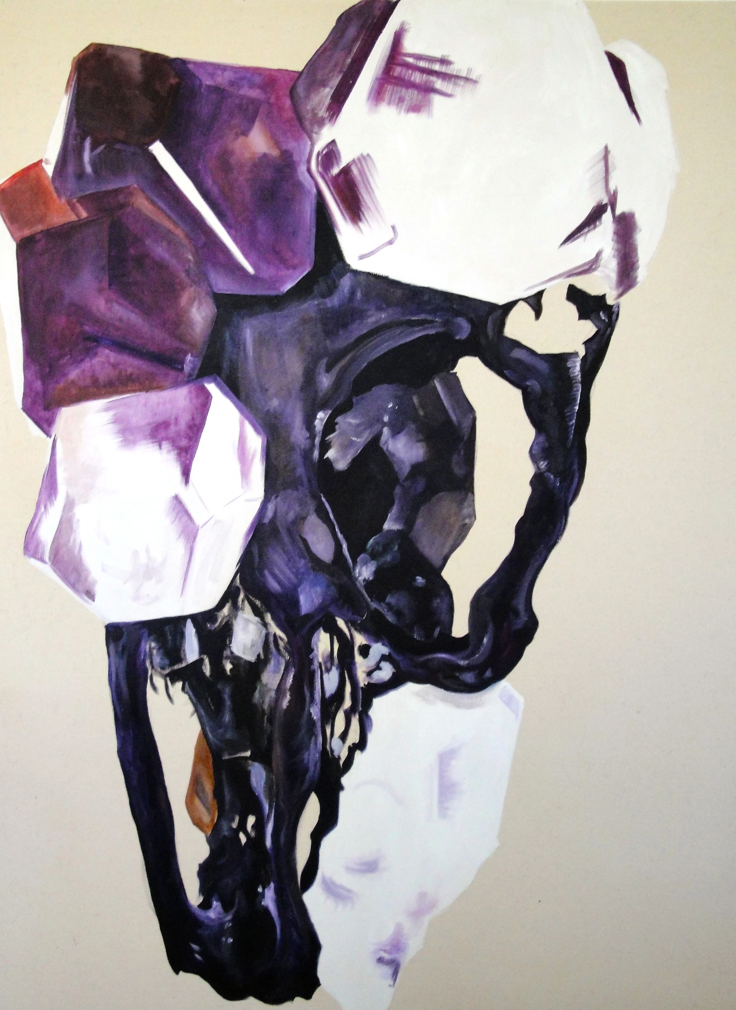 Crystal Skull 3' X 4' oil on canvas 