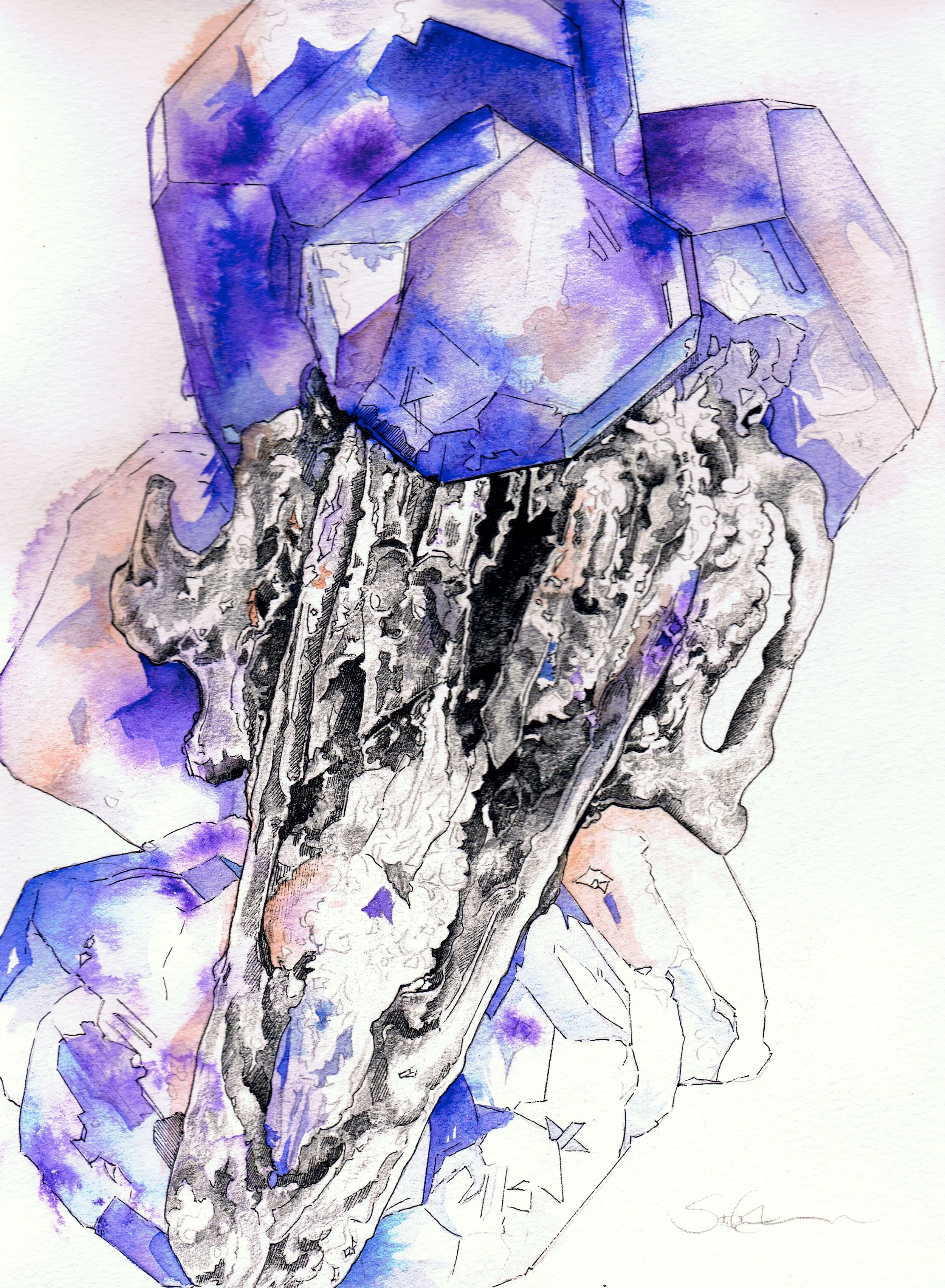 Crystal Skull Sketch