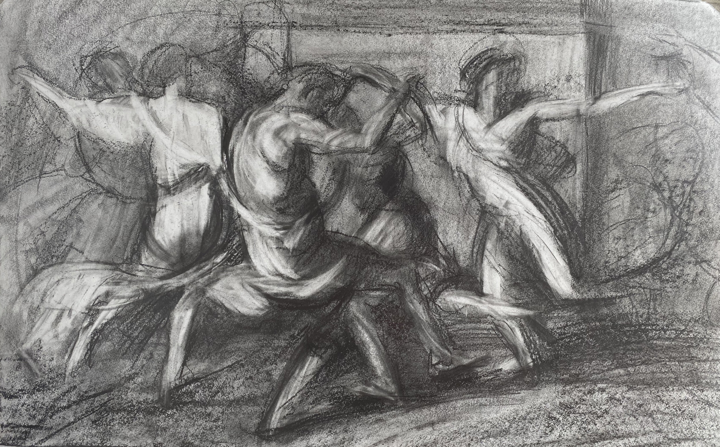 Dancers (from Poussin's The Golden Calf)