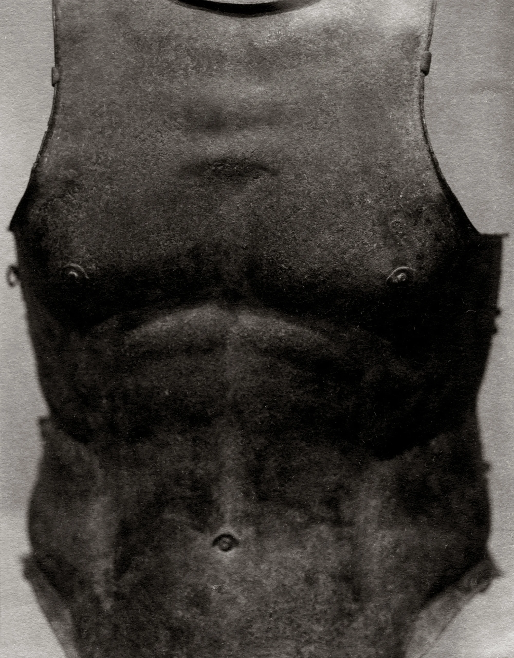 Bronze Cuirass, 2002-2004 platinum/palladium print, 4 3/4 x 3 3/4"