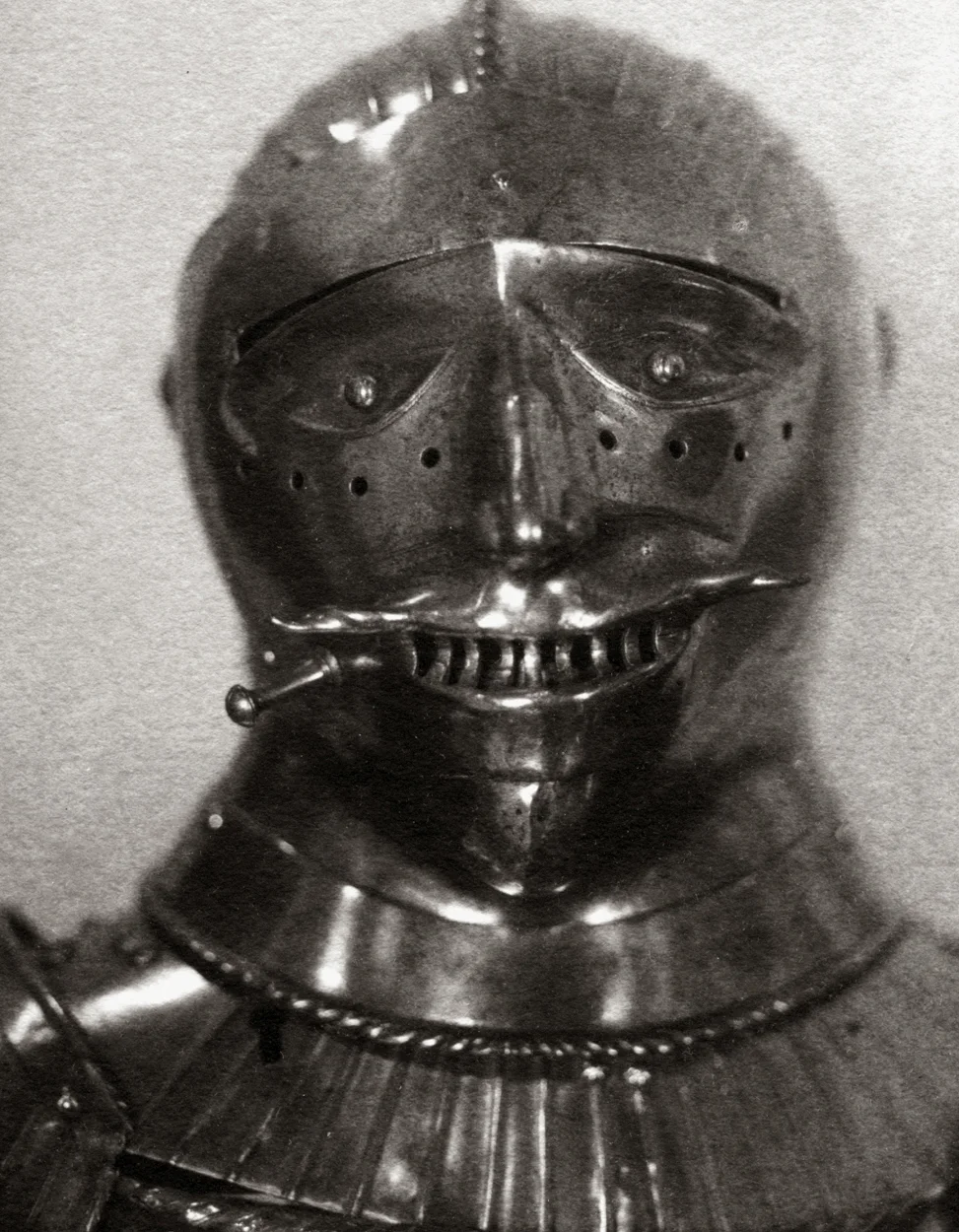 Maximillion Helmet, 2002-2004 platinum/palladium print, 4 3/4 x 3 3/4"