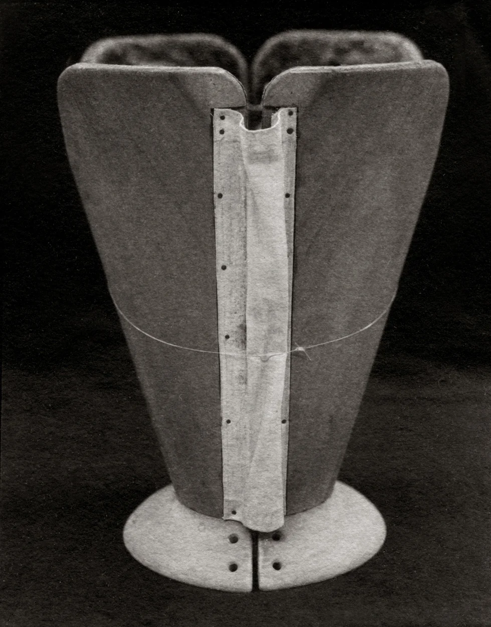 Wooden Corset, 2002-2004 platinum/palladium print, 4 3/4 x 3 3/4"