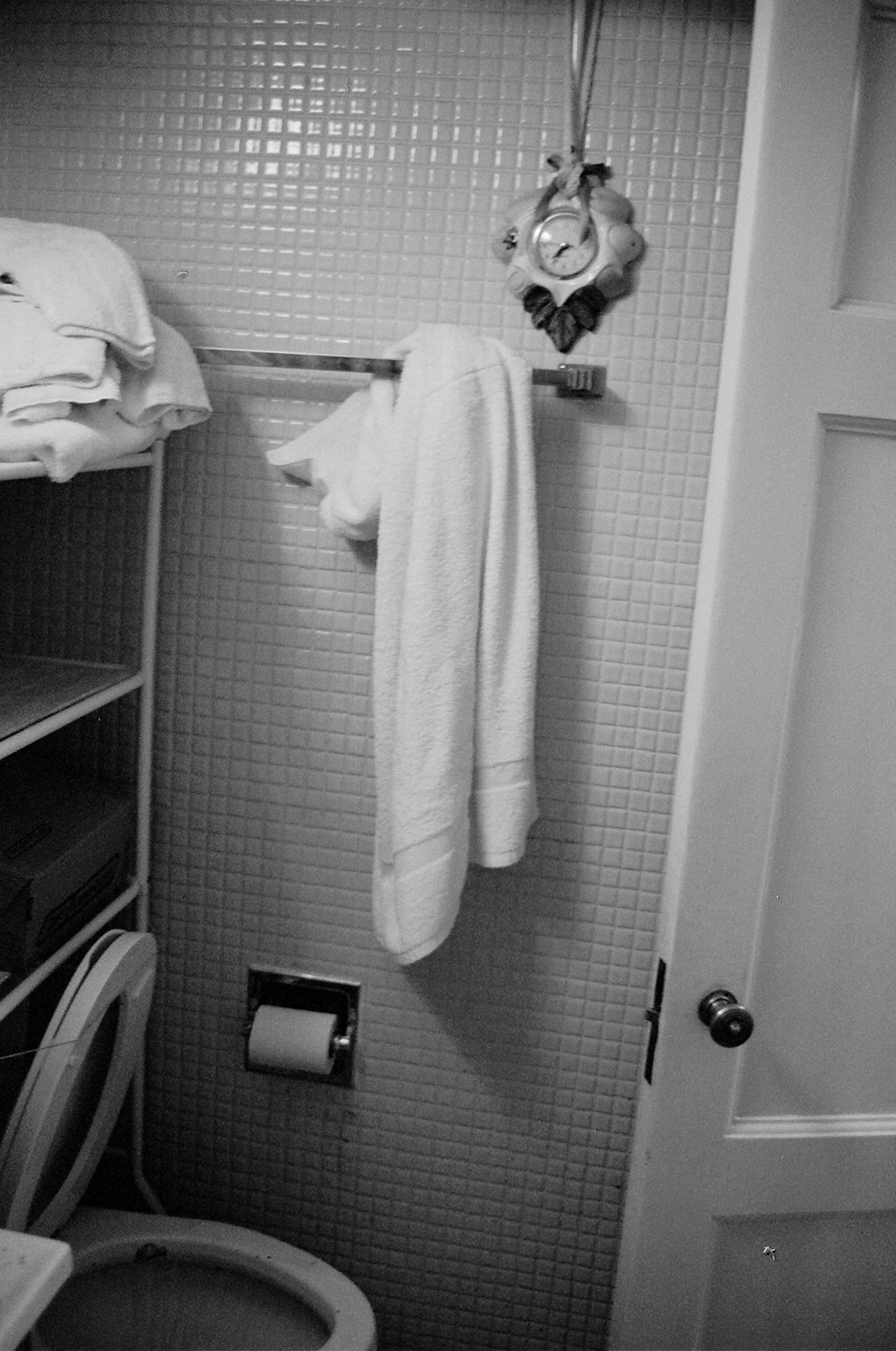 untouched bathroom after grandpas death 