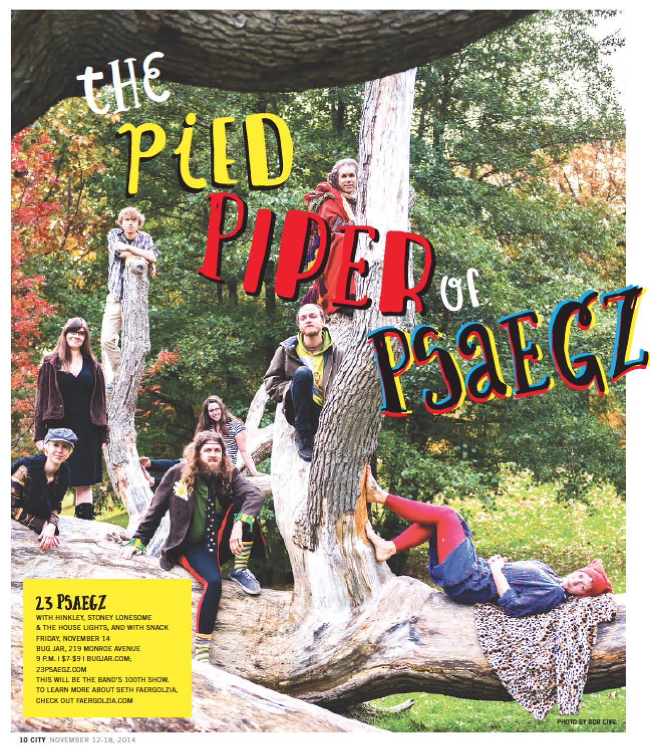 The 23 Psaegz for Rochester City Paper