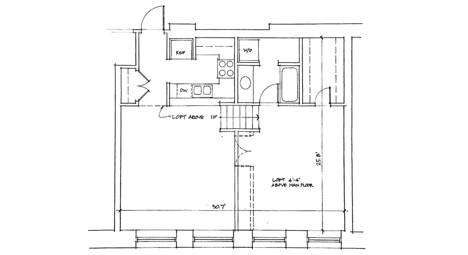 Floor plan of Condo #08