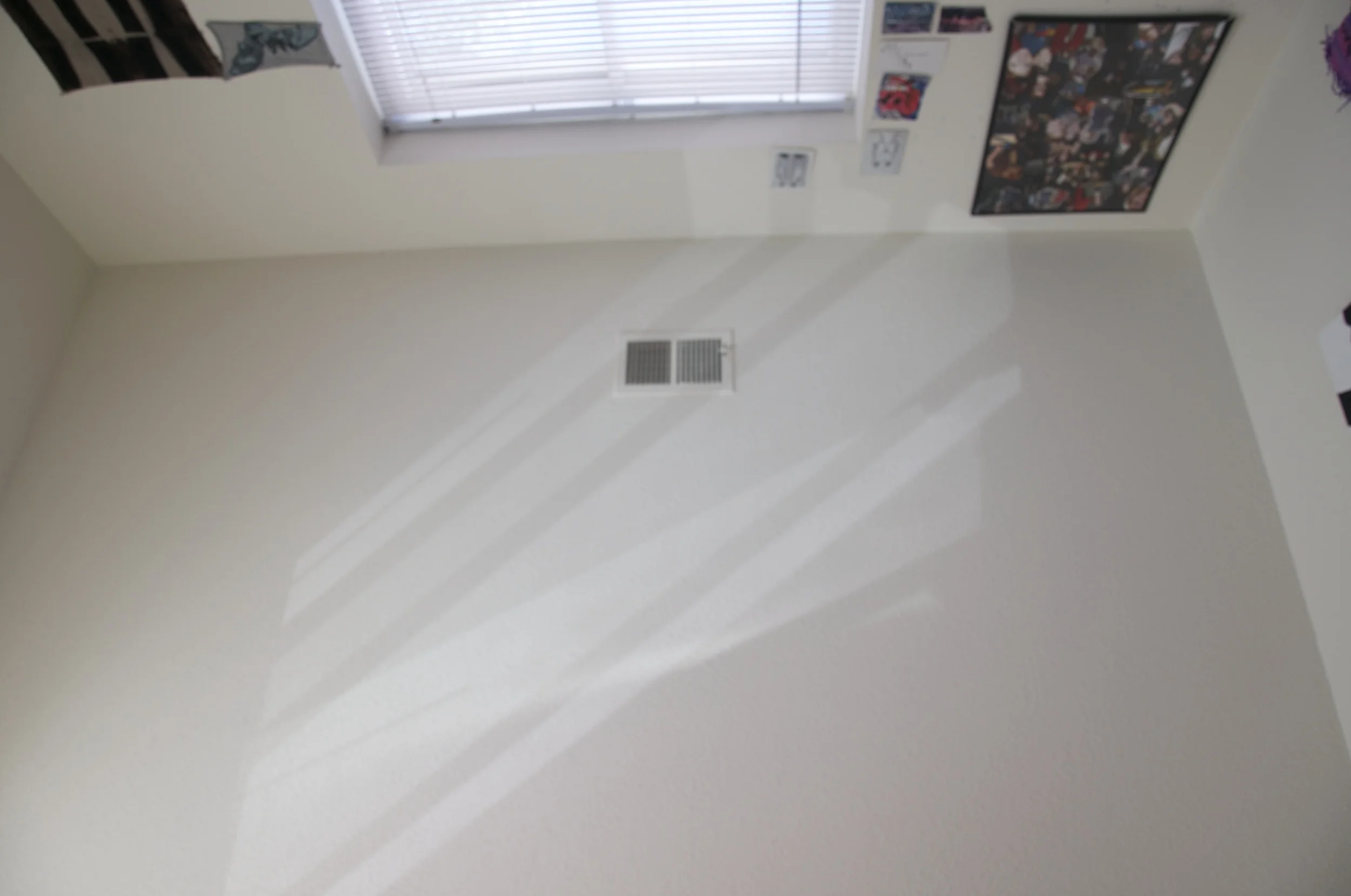 Studying reflections on ceiling and composition while resting.