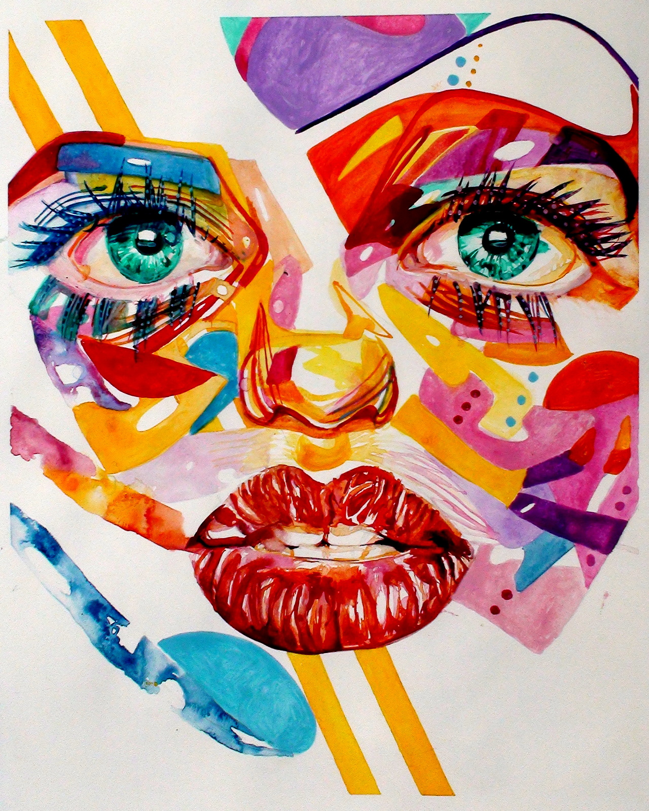 “Nebula, The Sugar Powdered Princess”. 18 by 14 inches.
