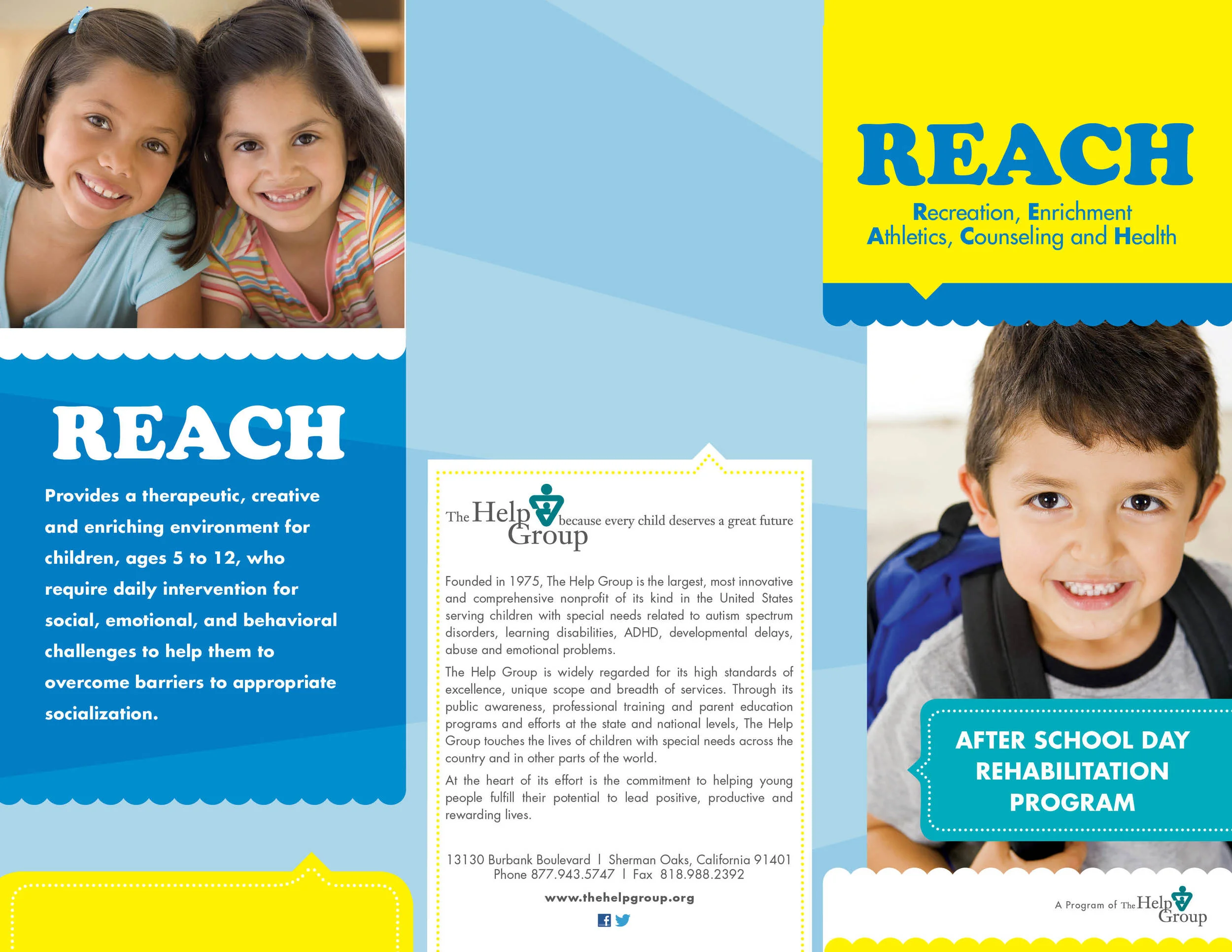 Reach Program Trifold pg 1 (inside flap, back cover, & cover)