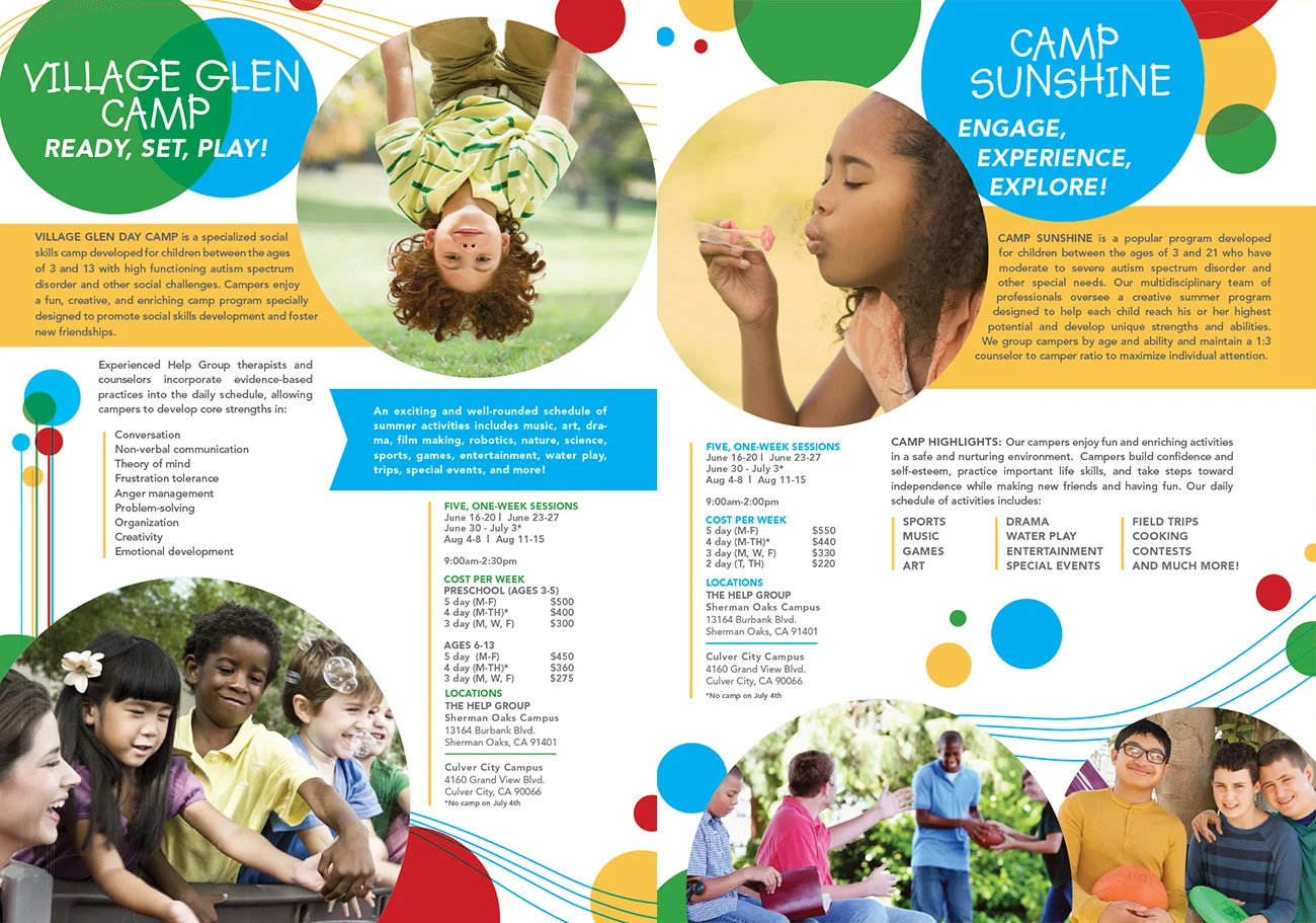 KidsLikeMe - Brochure Spread 1