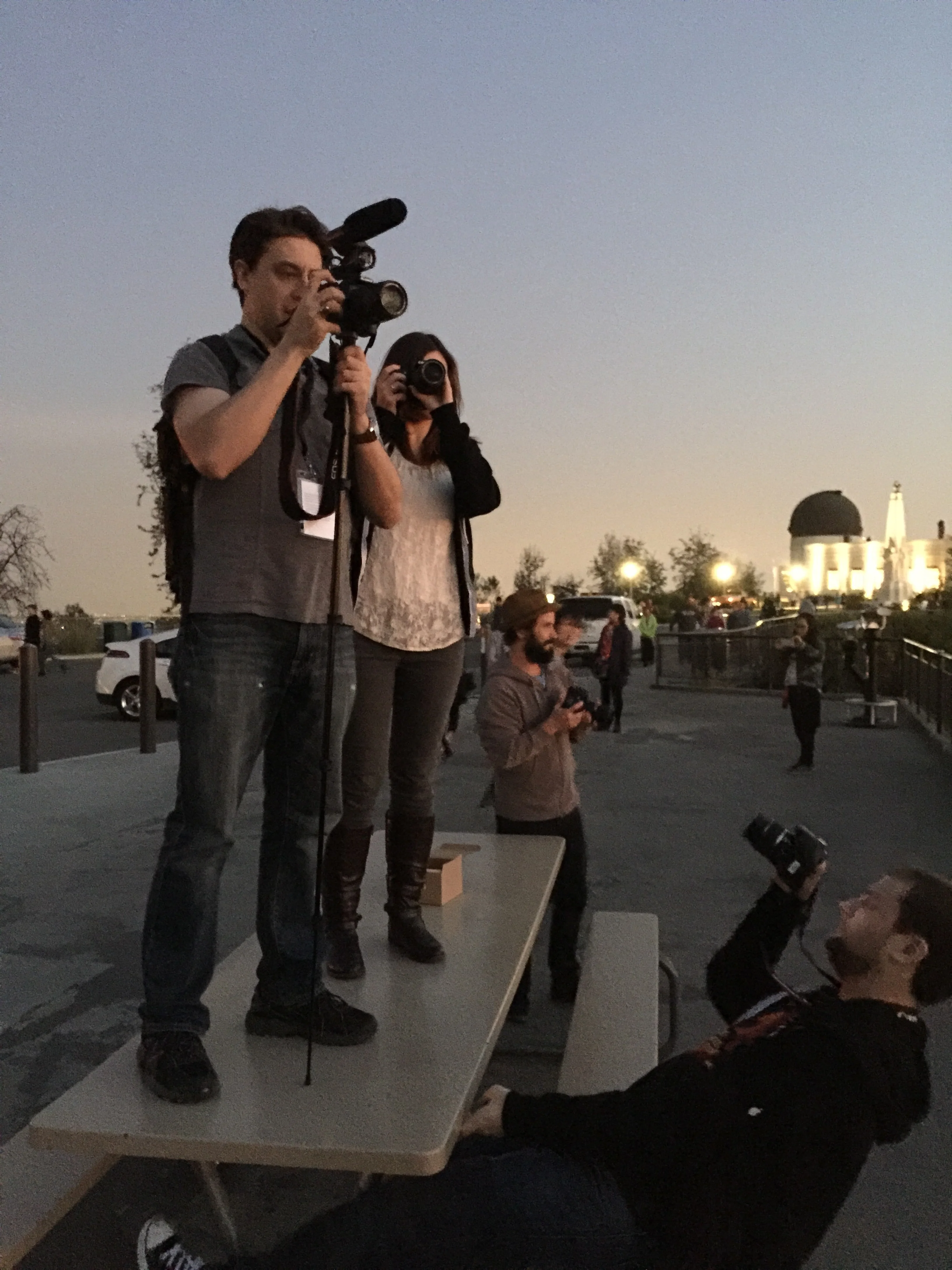Always shooting, even at Griffith Observatory