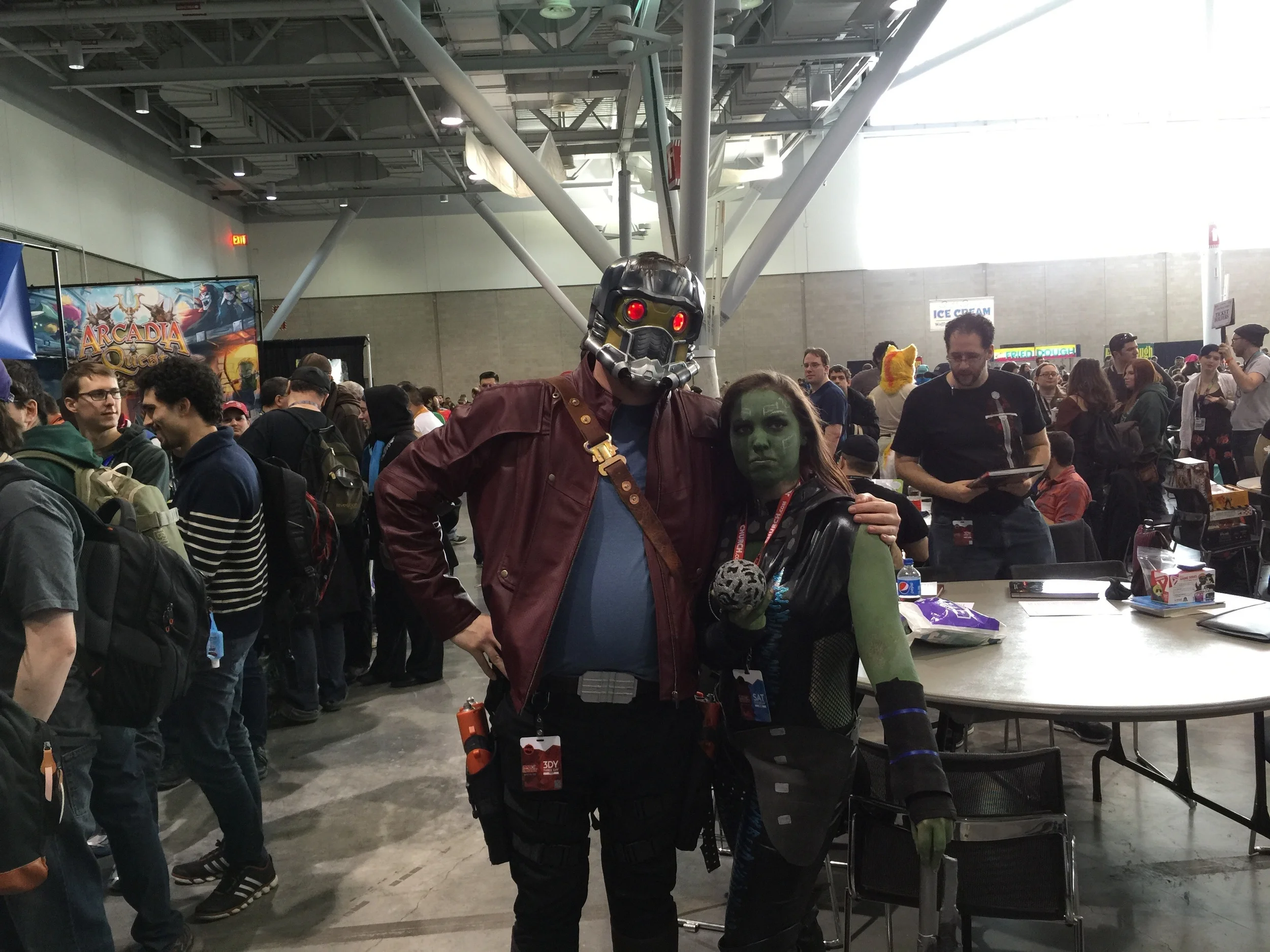 Star-Lord and Gamora