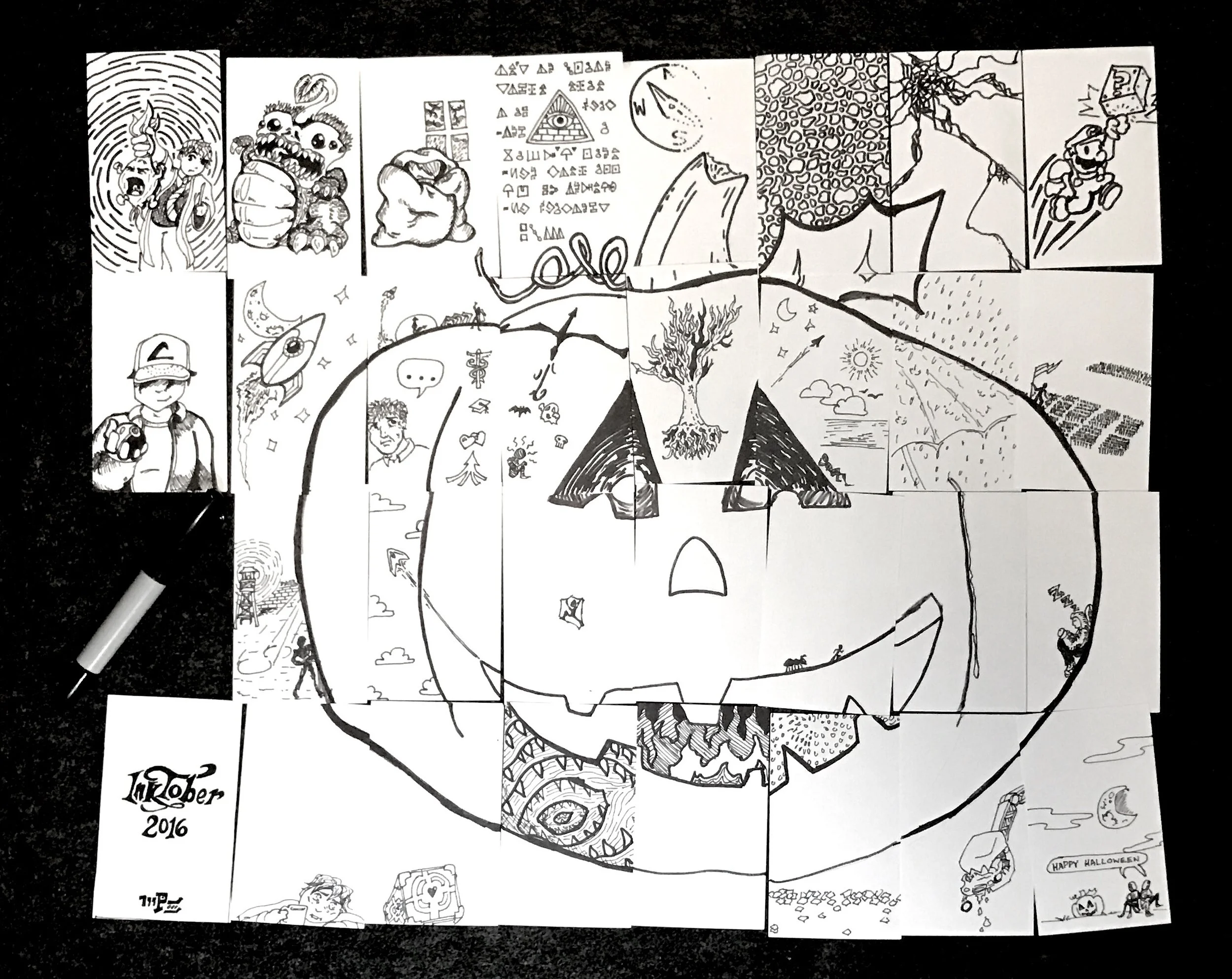 Thirty One days, One big Jack 'o' Lantern