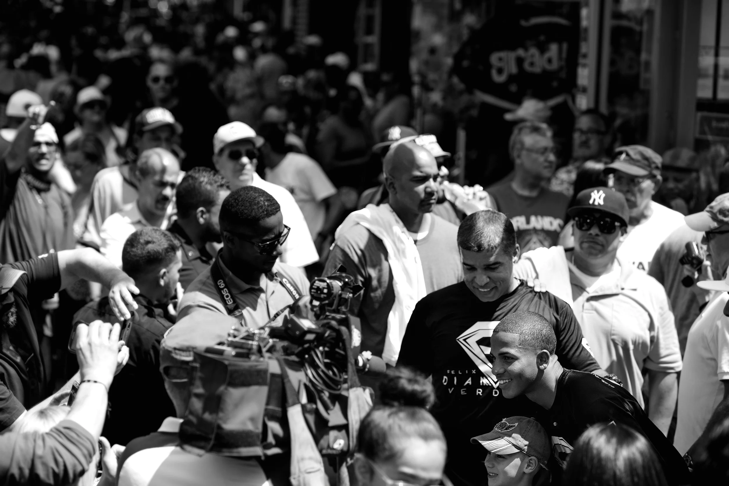  Felix " El Diamante " Verdejo at the Bronx Cultural Arts Festival in New York on Saturday May 30th 2015 promotes  his next fight against Ivan Najera (not shown) at the Madison Square Garden Theater on Saturday June 13, 2015. 