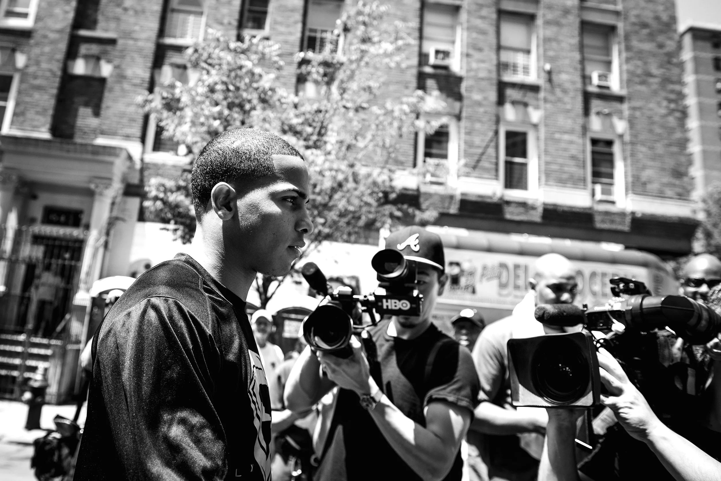  Felix " El Diamante " Verdejo at the Bronx Cultural Arts Festival in New York on Saturday May 30th 2015 promotes  his next fight against Ivan Najera (not shown) at the Madison Square Garden Theater on Saturday June 13, 2015. 