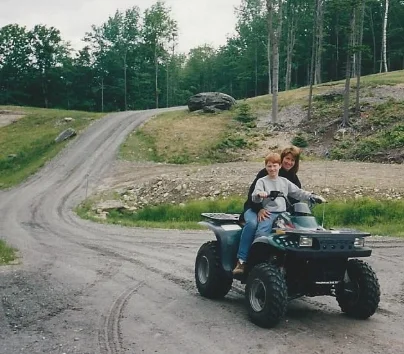 ATV fun at Aunt Carla's