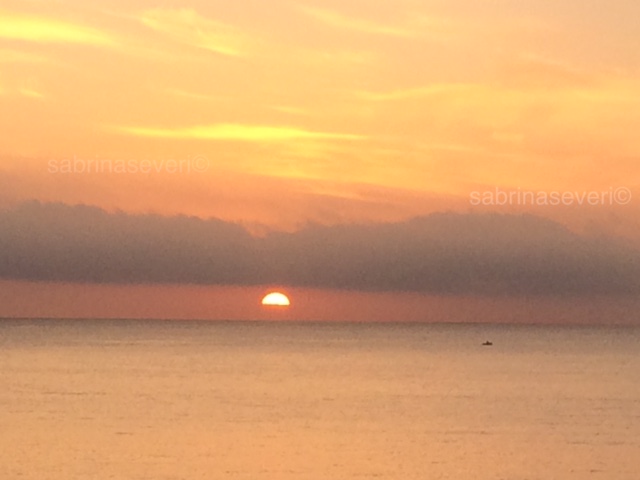 Alba sul mare sunrise on the sea
