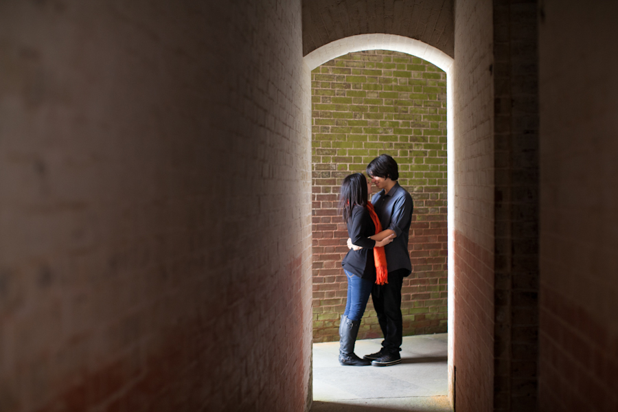 Jessica & Ryan | Fort Point Engagement Photography 