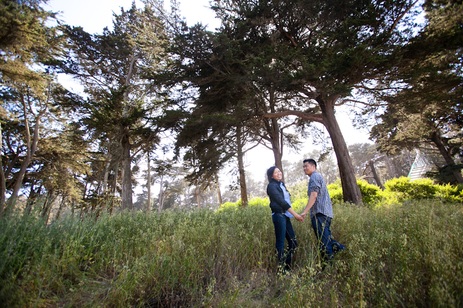 San Francisco Presidio Engagement Photography | Melia & Brian