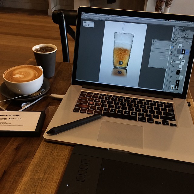 Editing requires lots of coffee!
