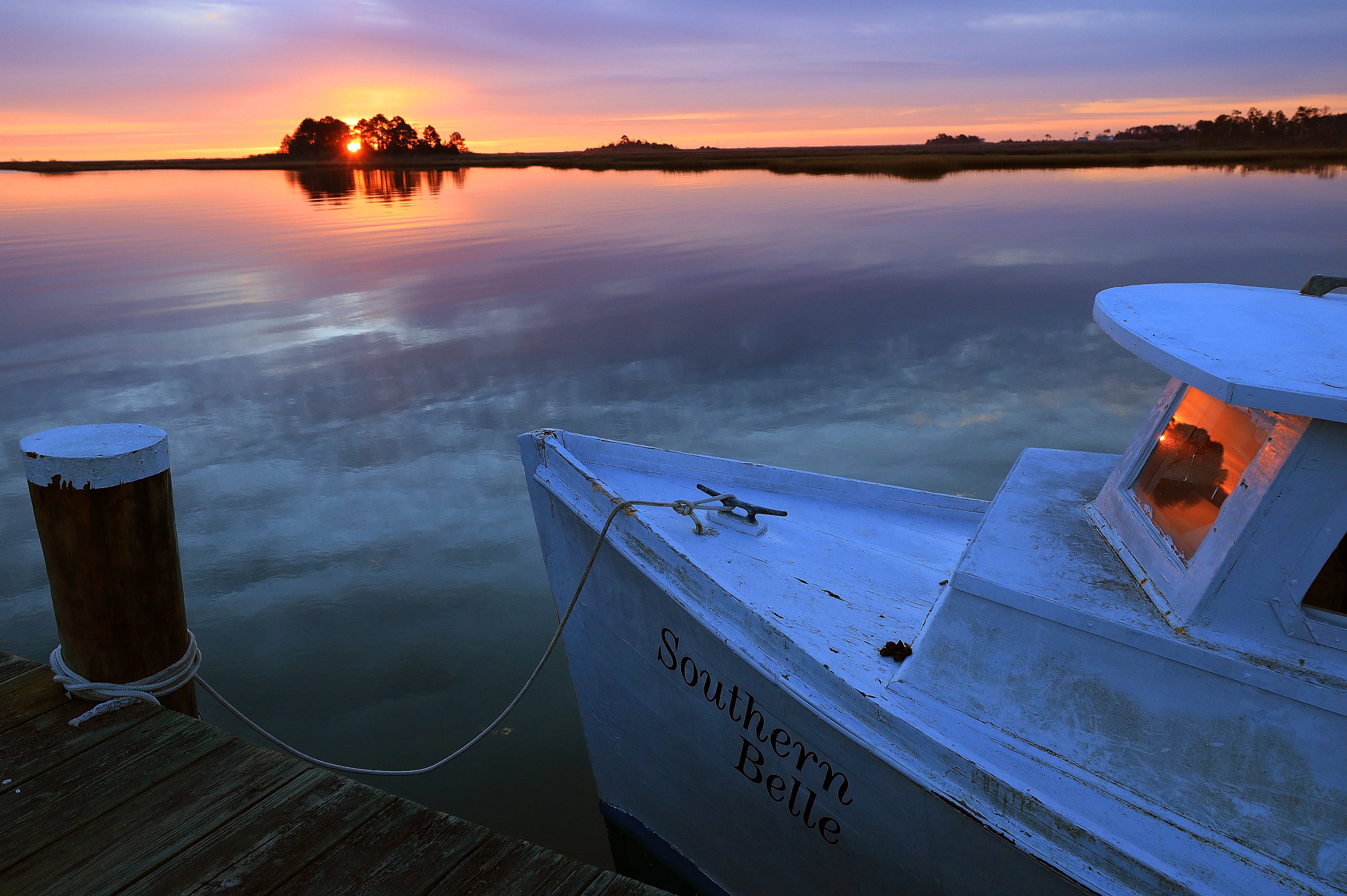   Sunrise at Browns Bay in Gloucester, Virginia.    Photo by Robert Ostermaier  