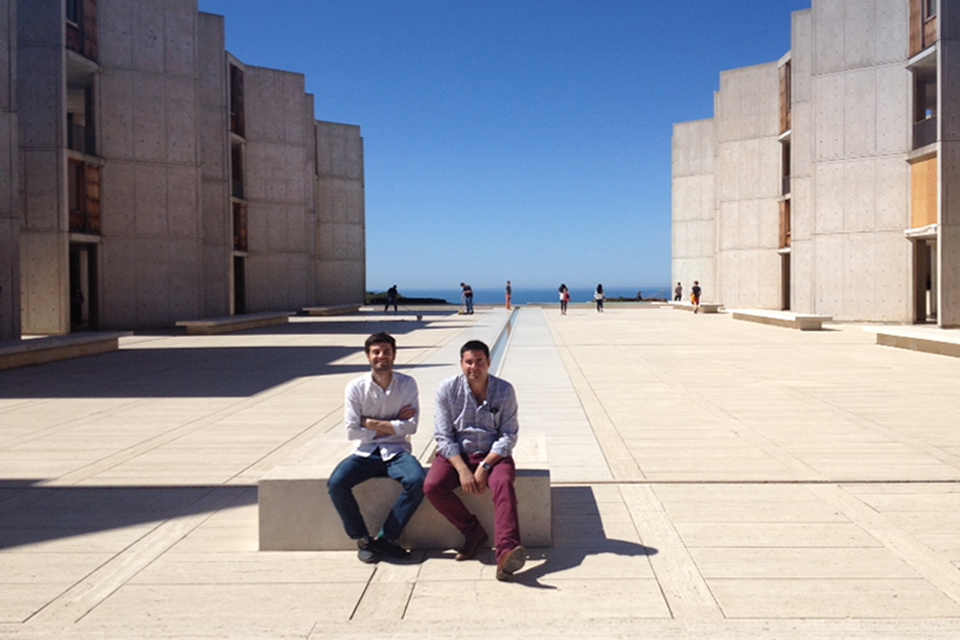 Ramiro Losada-Amor y Alberto García, Salk Institute, San Diego, CA