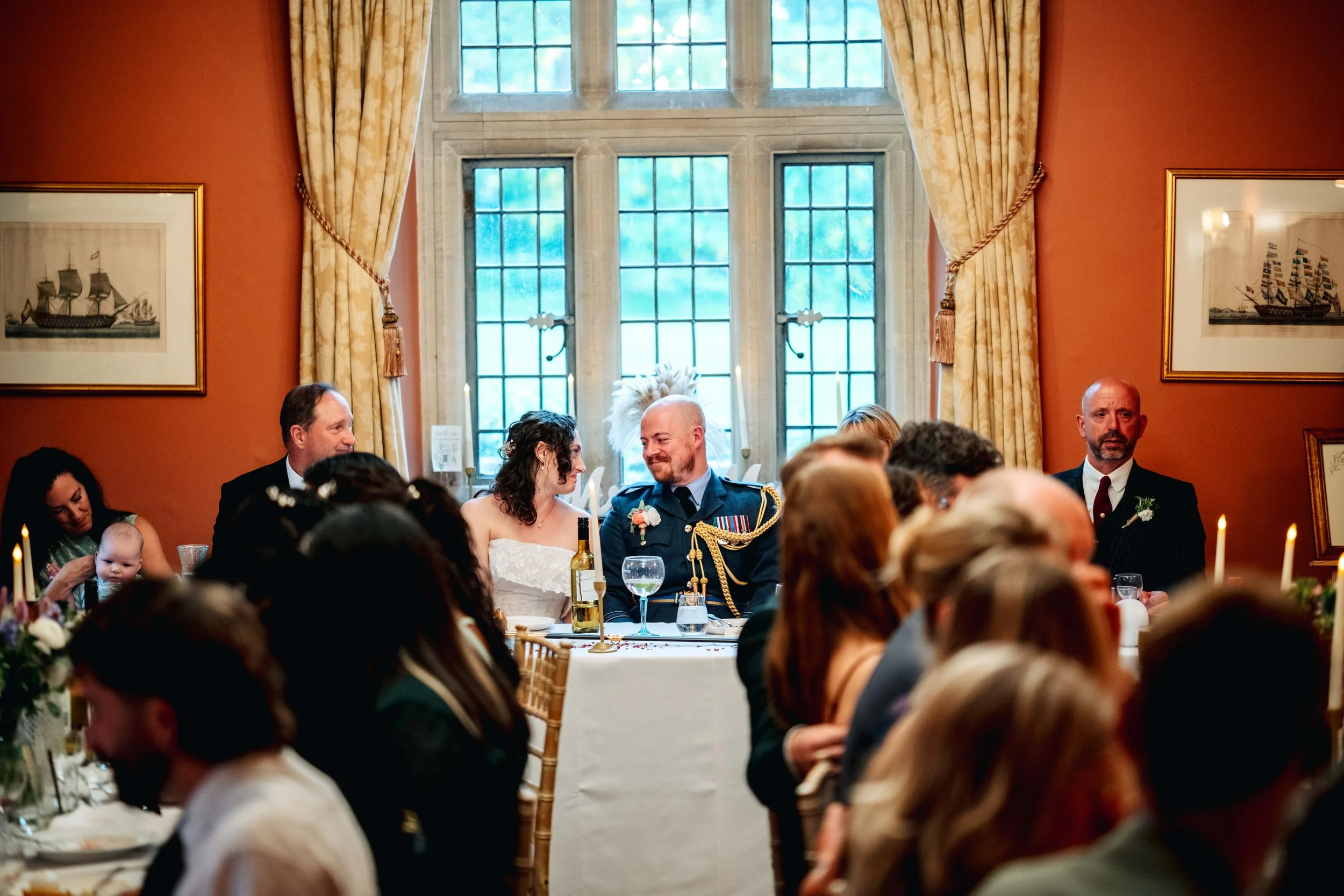 Wedding breakfast at Guyers House