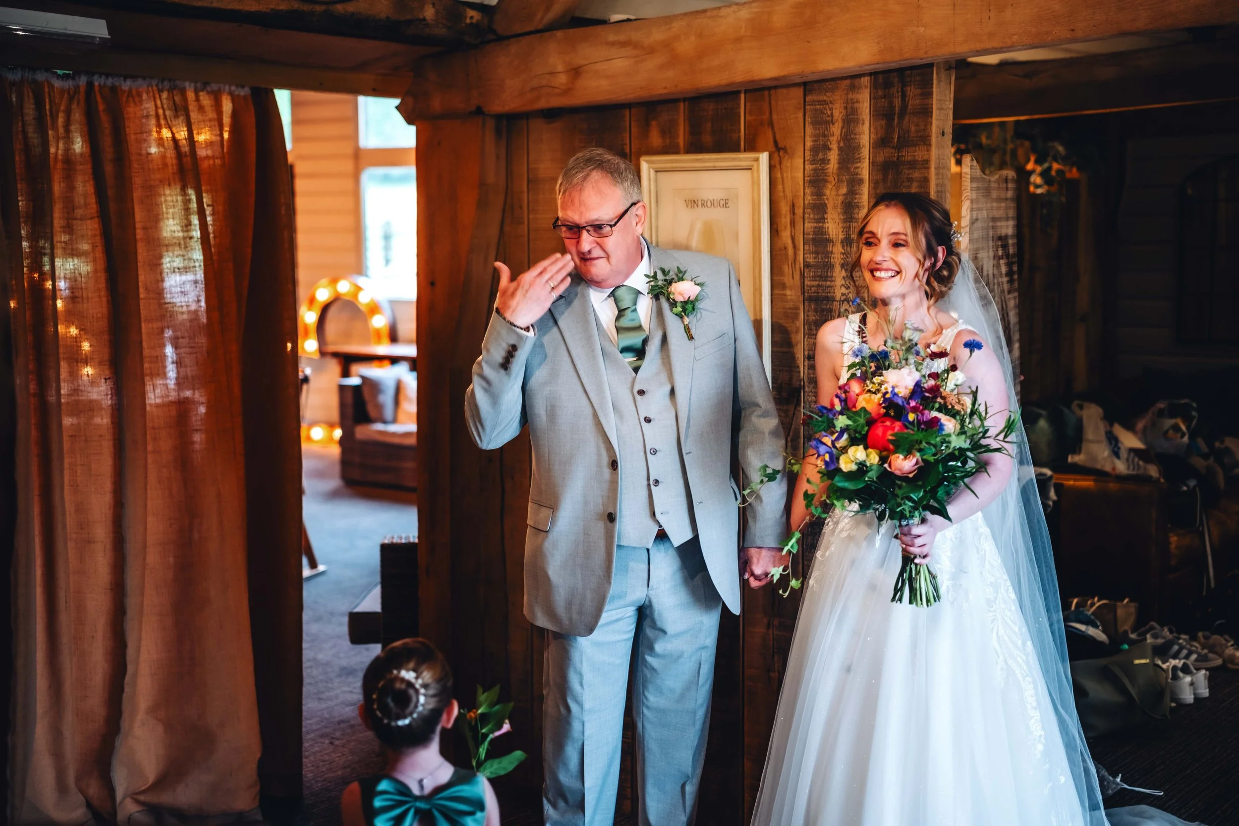 Dads first look at Wellington Barn