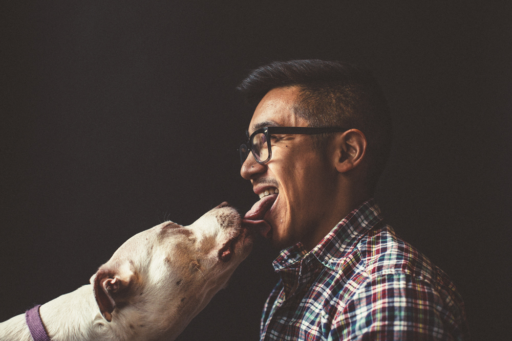 Humans Kissing Dogs — Chris Sembrot Photography