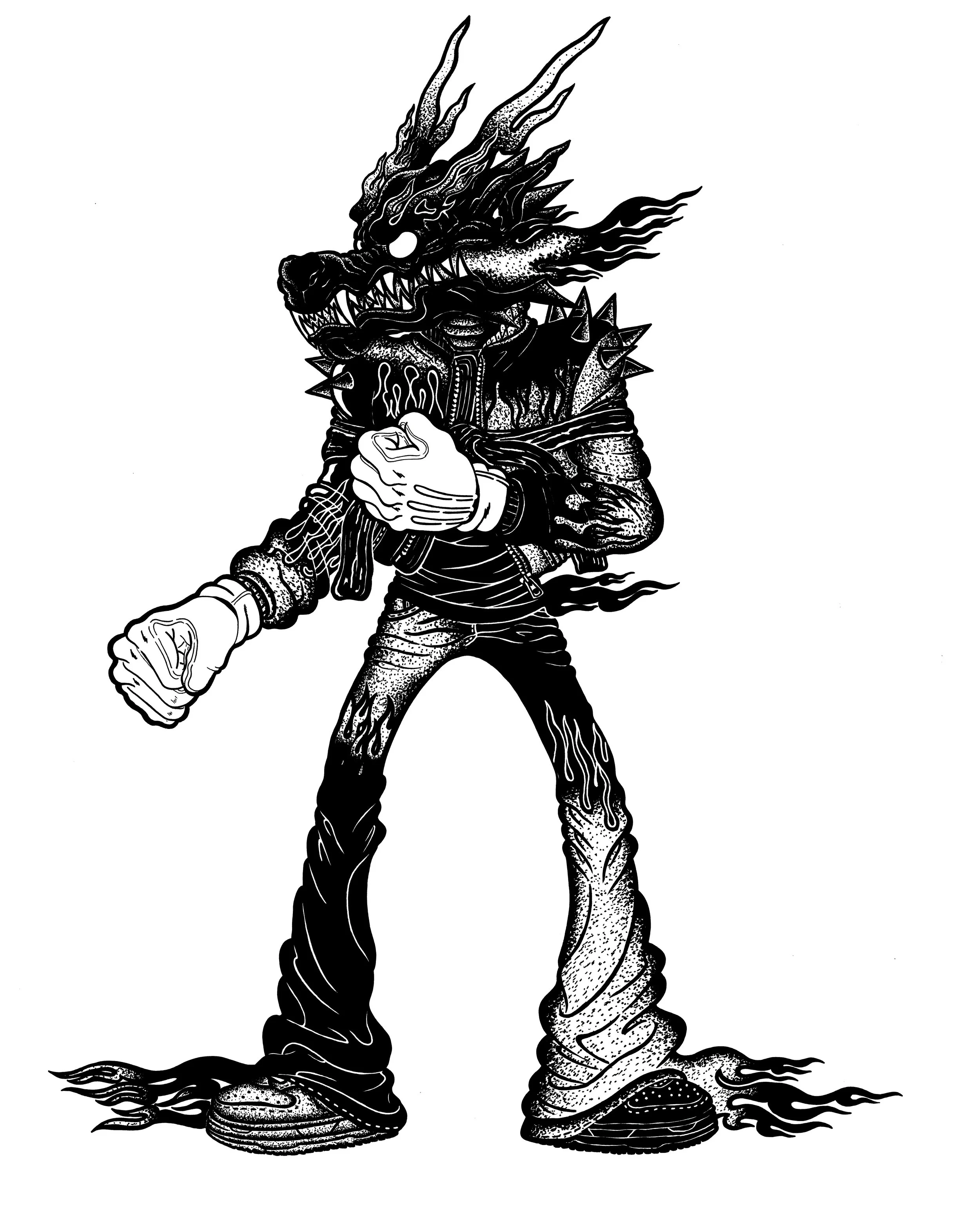  MR UNLIMITED POTENTIAL  24” x 36”  Archival Ink On Paper  Dragon 7 Series  2026 