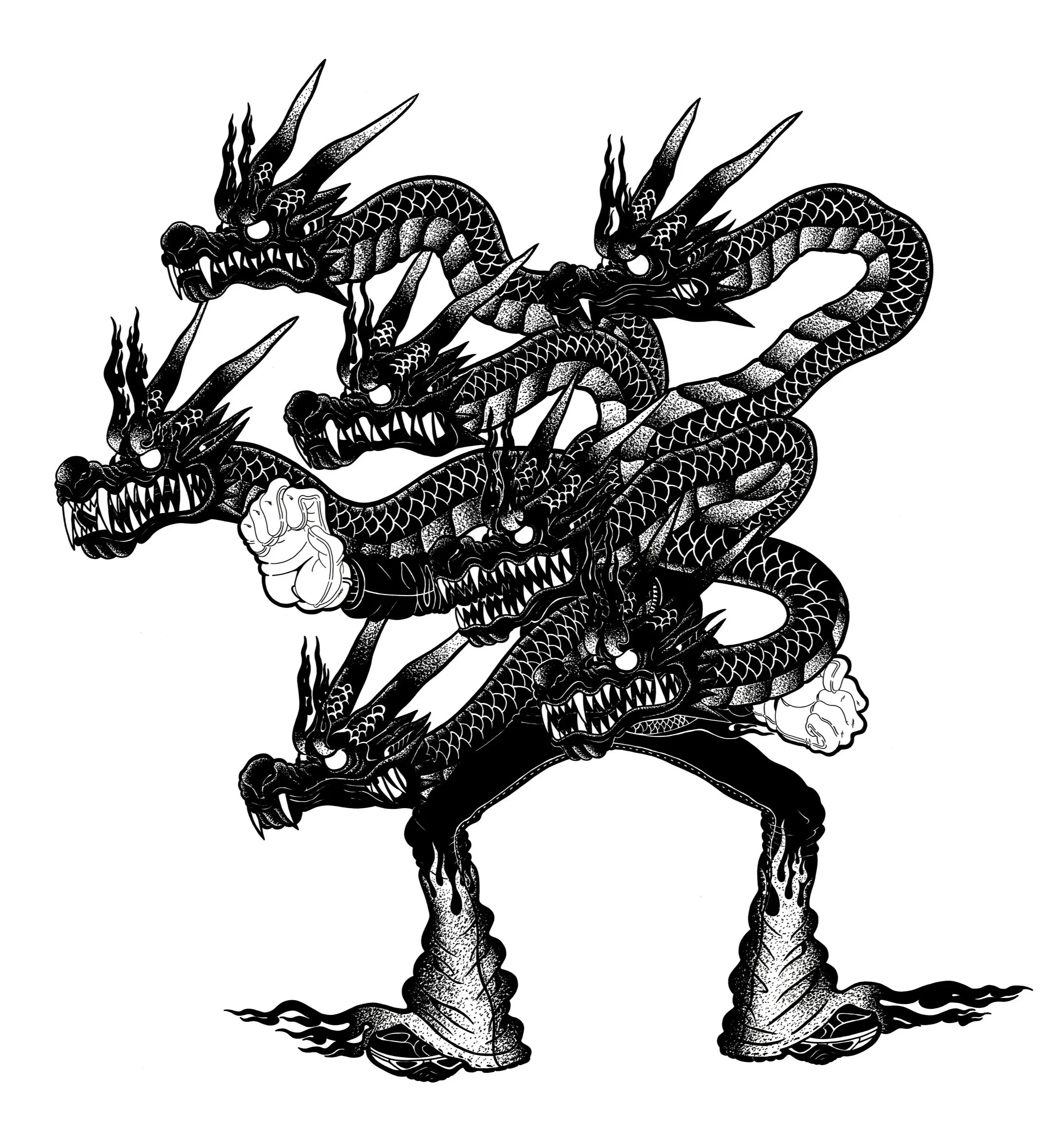  STRENGTH IN NUMBERS  36” x 36”  Archival Ink On Paper  Dragon 7 Series  2026 