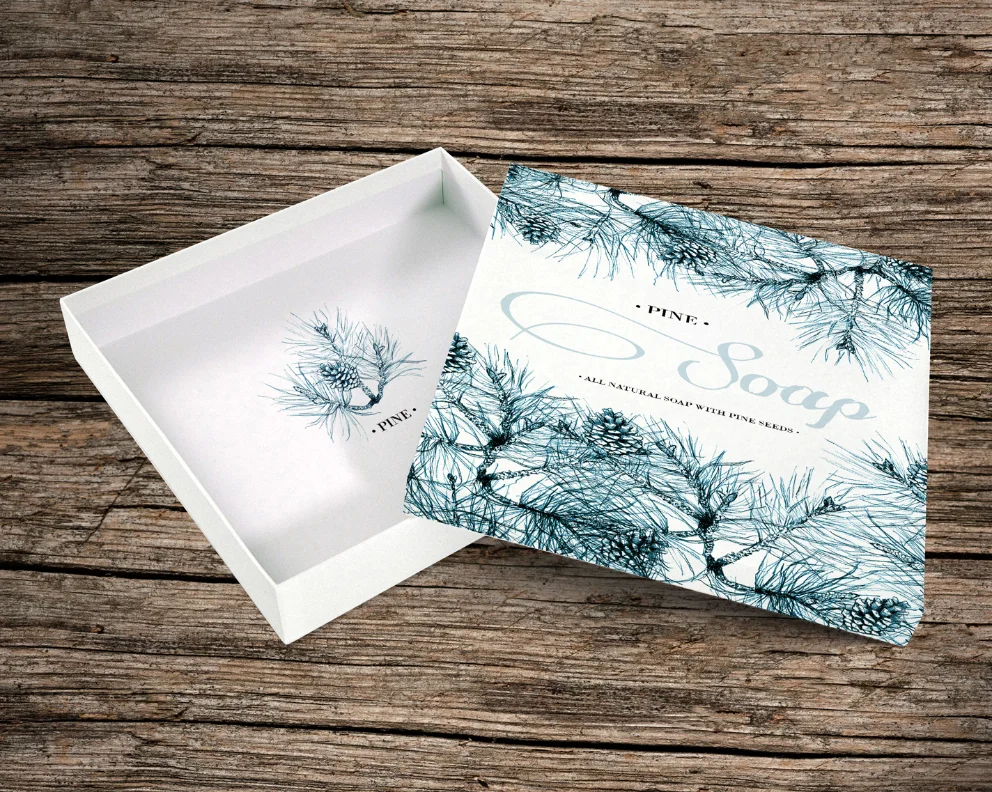 Förpackningsdesign - Pine Soap