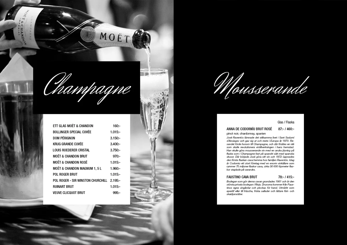 Menyer Restaurang Bara
