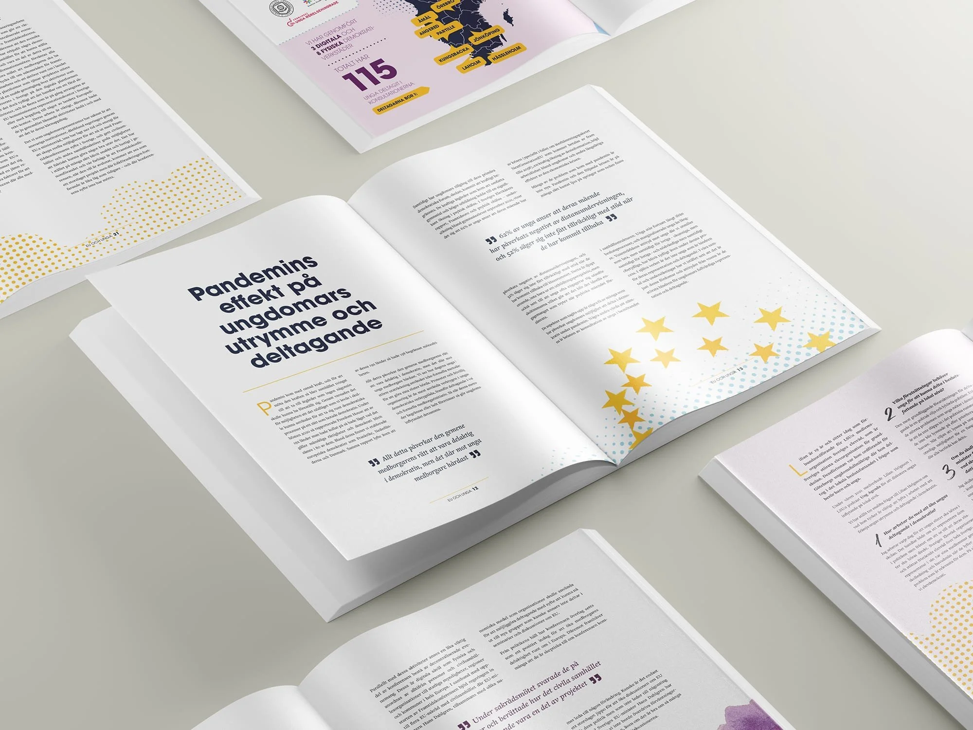 Layout och grafisk formgivning för LSU