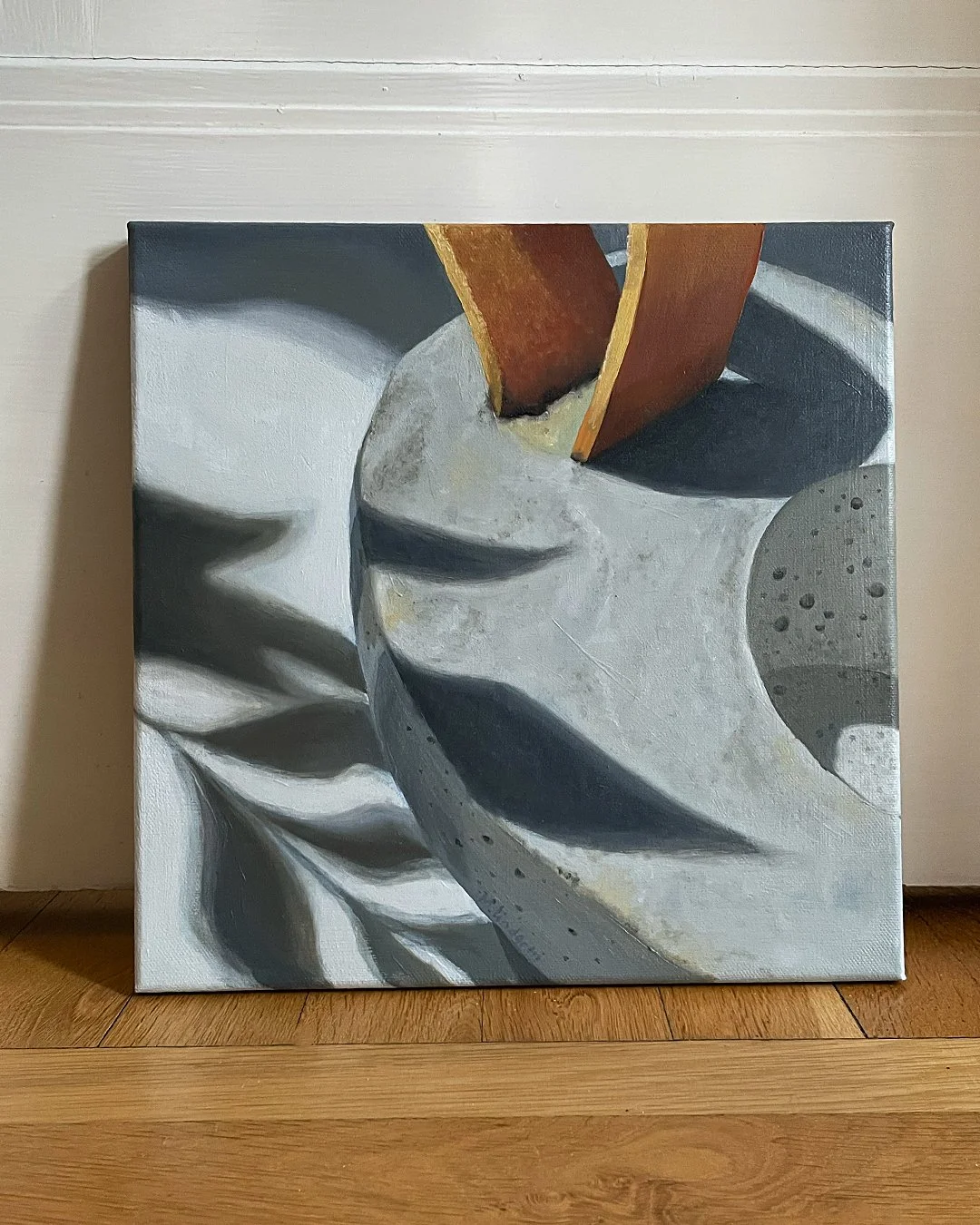 Målning i olja och akryl, konstnär Madelen Lindgren, Borås