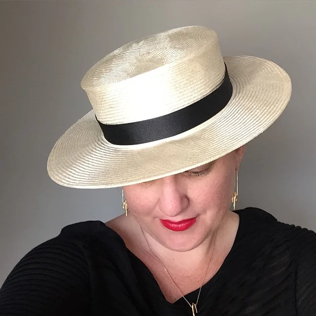 HAT TIP: Lipstick, a good #hat with nice shoes/sneaks and you can pull off anything in between. (Shhh….I’m wearing fancy sweatpants and it’s all good)
Debuting this new #boaterHat style at @uniqueusa this #mothersday weekend
______________________________________
#handmade #hatmaking #madeinla #uniquela #uniqueusa #thatsdarling #dapper #derbyday #bespoke #strawhat #summerhat #unahats #darling #darlingmovement #dapperday