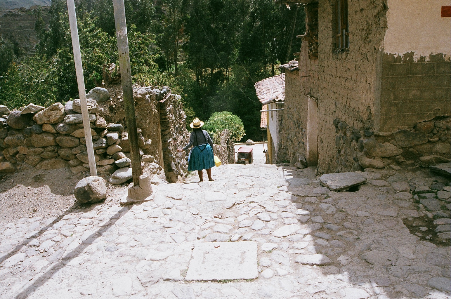 Ollantaytambo, Peru. 35mm film, 2014.