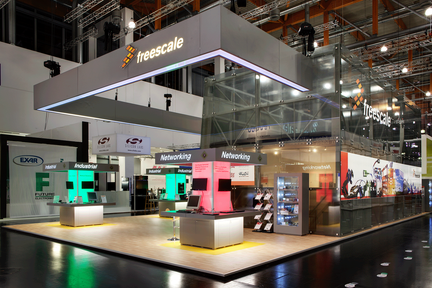 Freescale stand, Nürnberg, Germany