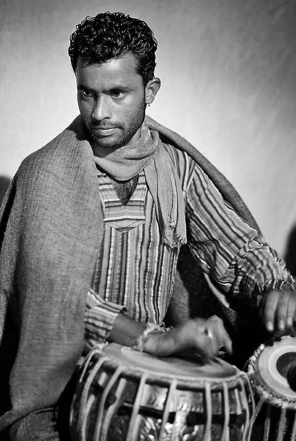 "Gino", Master Tabla player, Manali, India