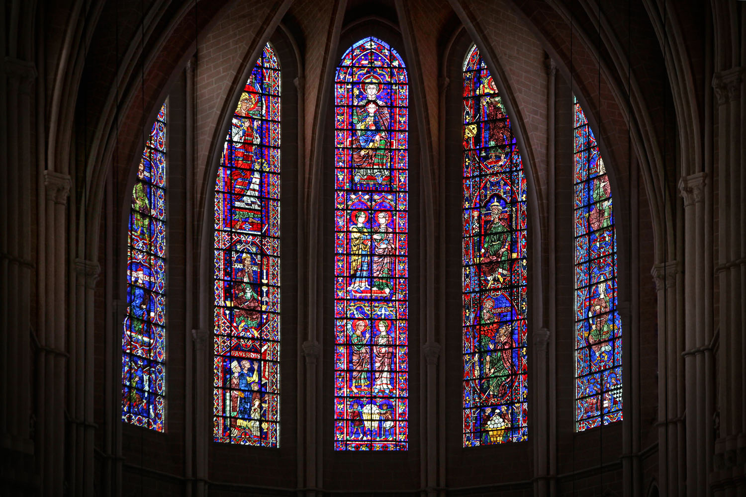 Apse Windows, Chartres Cathedral, Chartres, France